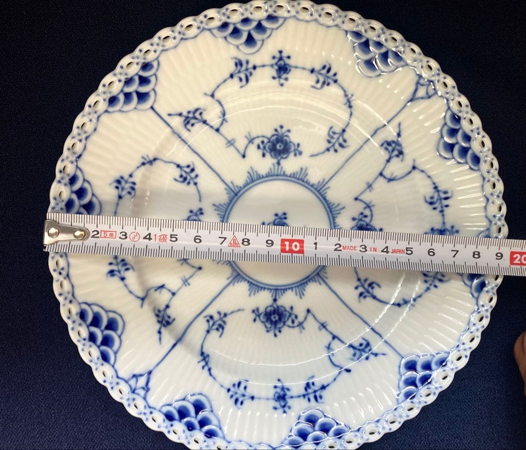 ピーちゃんママ‼️ ロイヤルコペンハーゲンブルーフルーテッドフルレース19