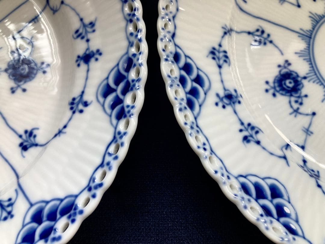 ピーちゃんママ‼️ ロイヤルコペンハーゲンブルーフルーテッドフルレース19