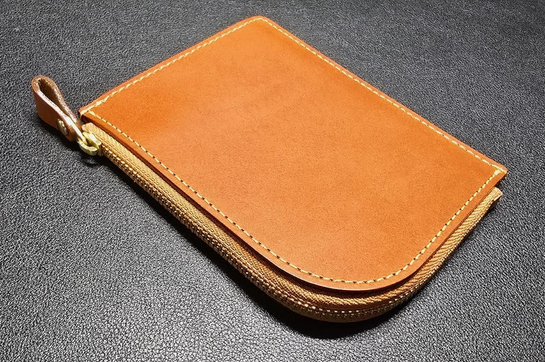 土屋鞄製造所 ナチューラ ヌメ革 Lファスナー ブラウン 未使用新品！！