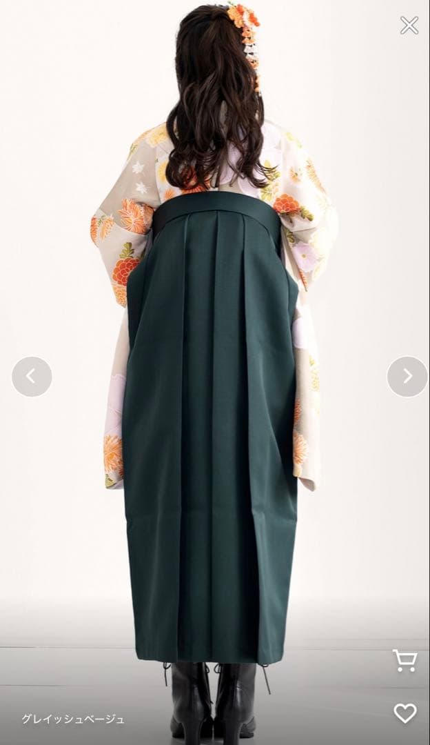 卒業式 小学校 袴3点セット 花柄 KYOETSU