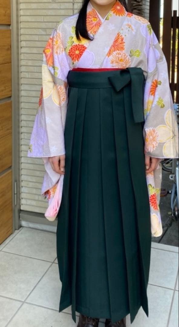 卒業式 小学校 袴3点セット 花柄 KYOETSU