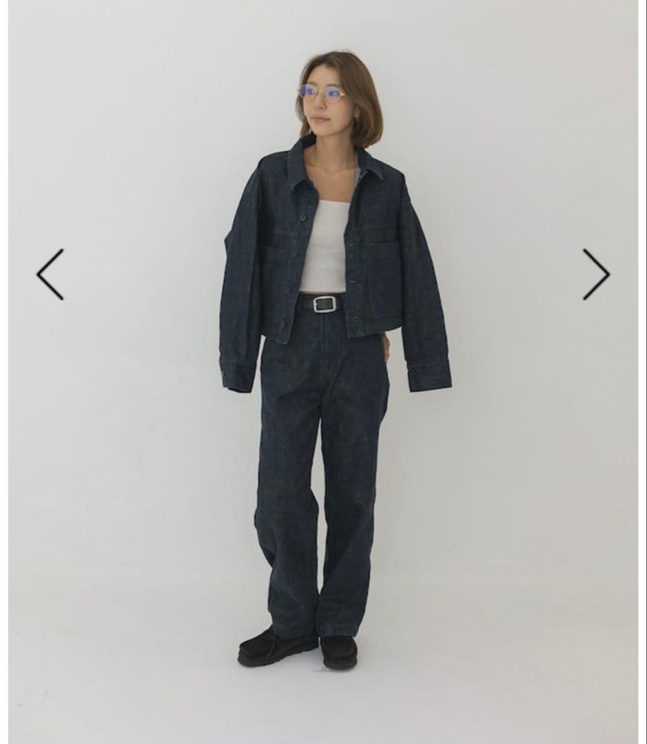 【caveza rosso】Cindy's デニムストレートパンツ