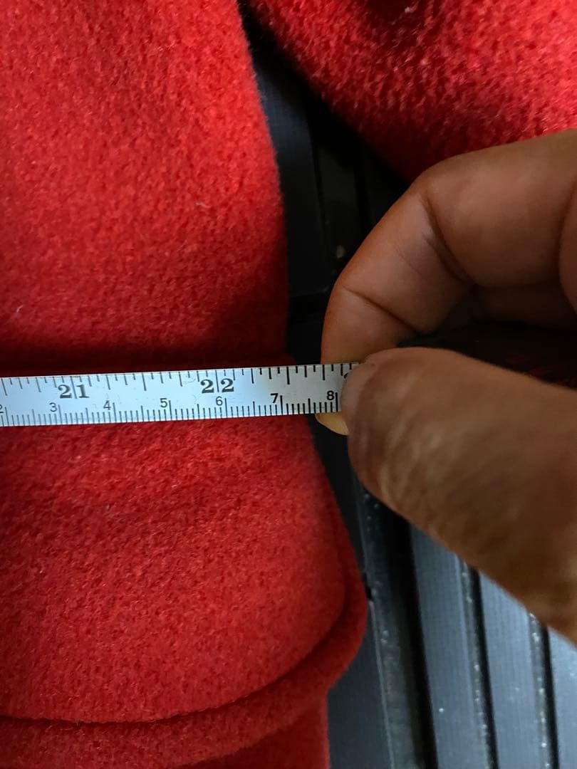 バーバリー 赤 ダッフルコート フード付き