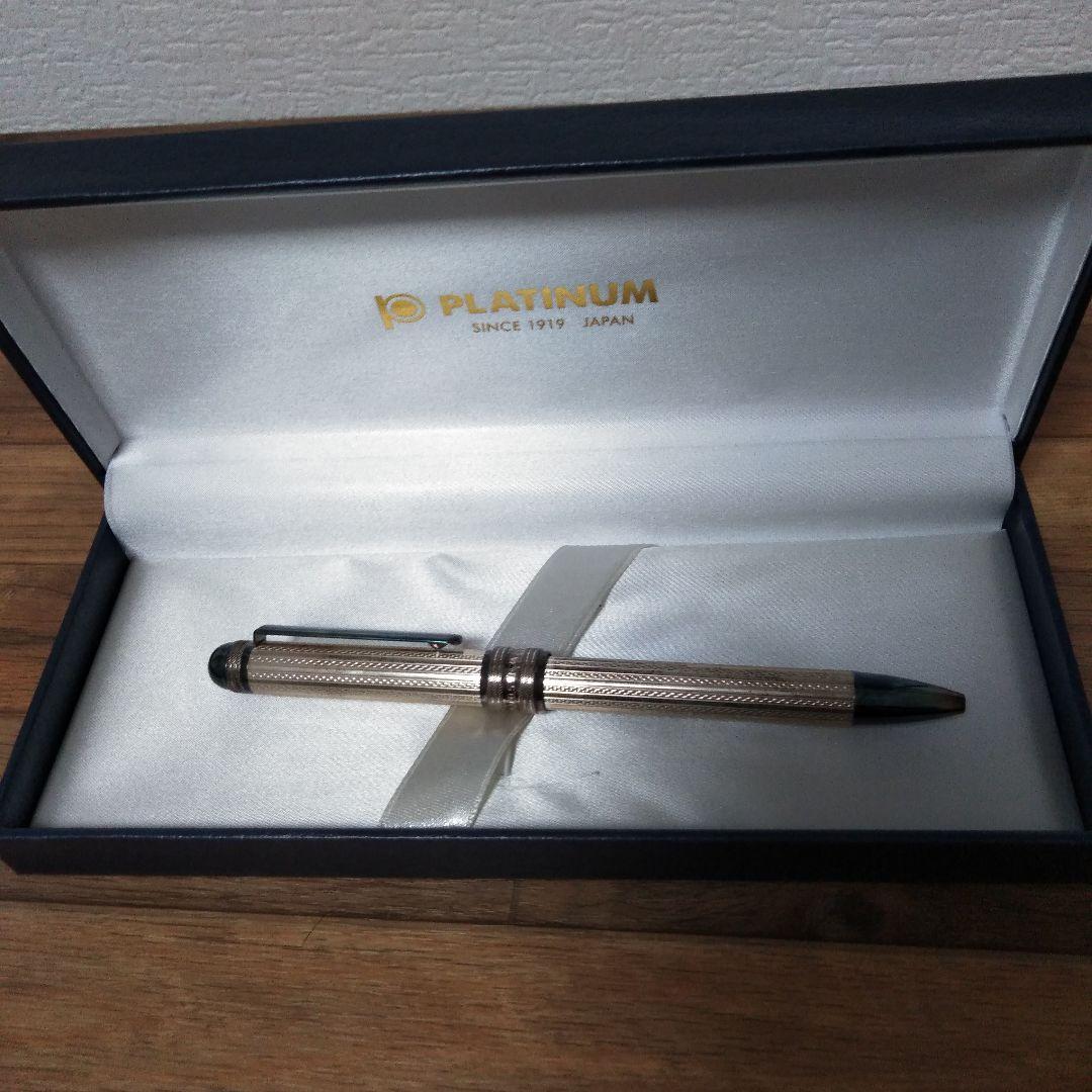 プラチナ　ボールペン　高級　希少　筆記　オシャレ　スマート