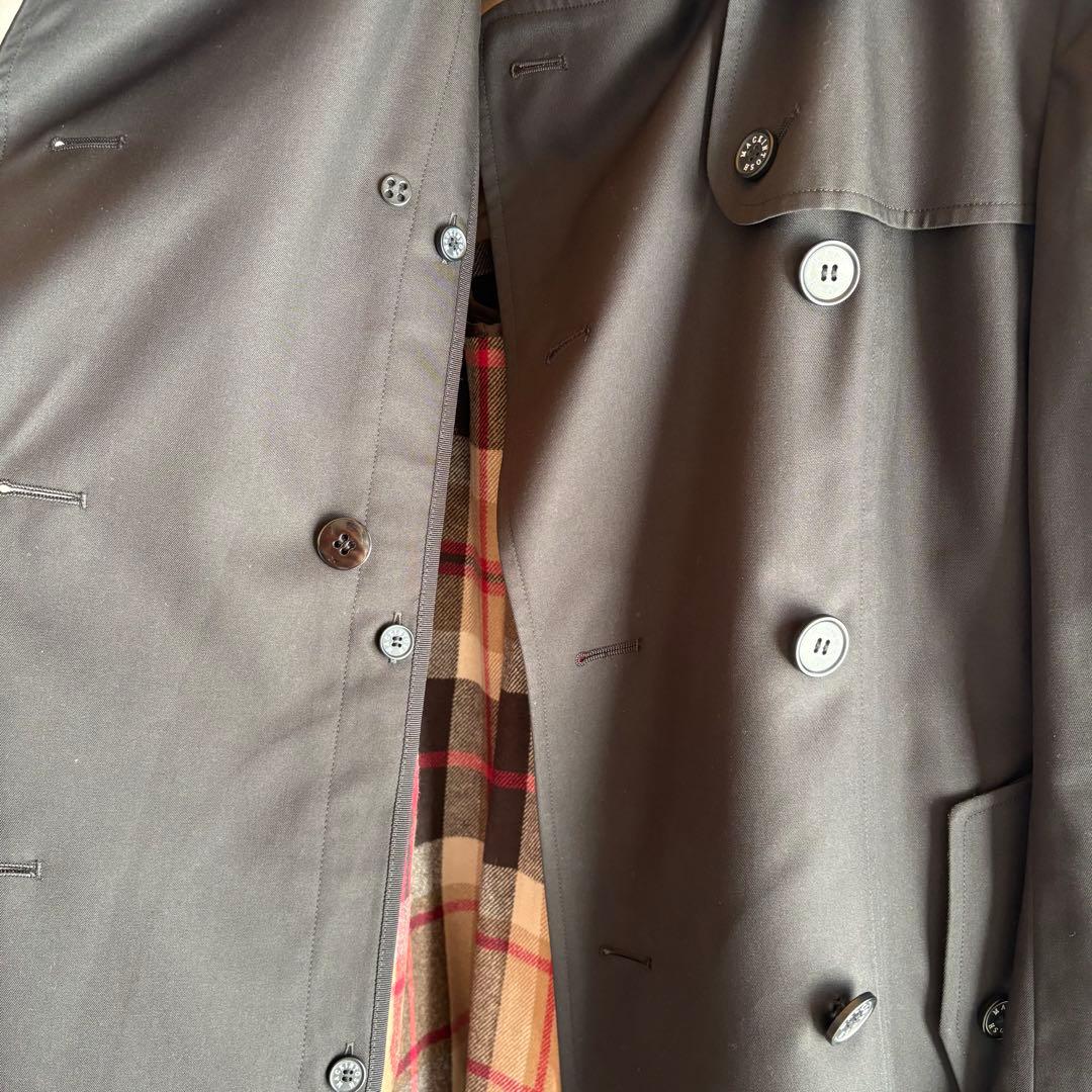 美品✨マッキントッシュロンドン トレンチコート チェック ライナー ブラック38