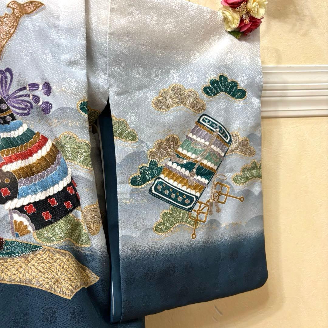 七五三五歳‼️着物 男の子 袴 完全️フルセット‼️お家から揃えるなし