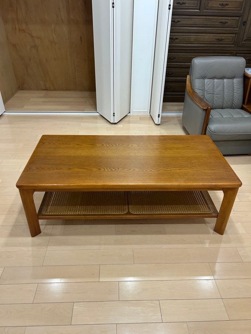 カリモク家具 karimoku リビングテーブル センター ローテーブル 籐