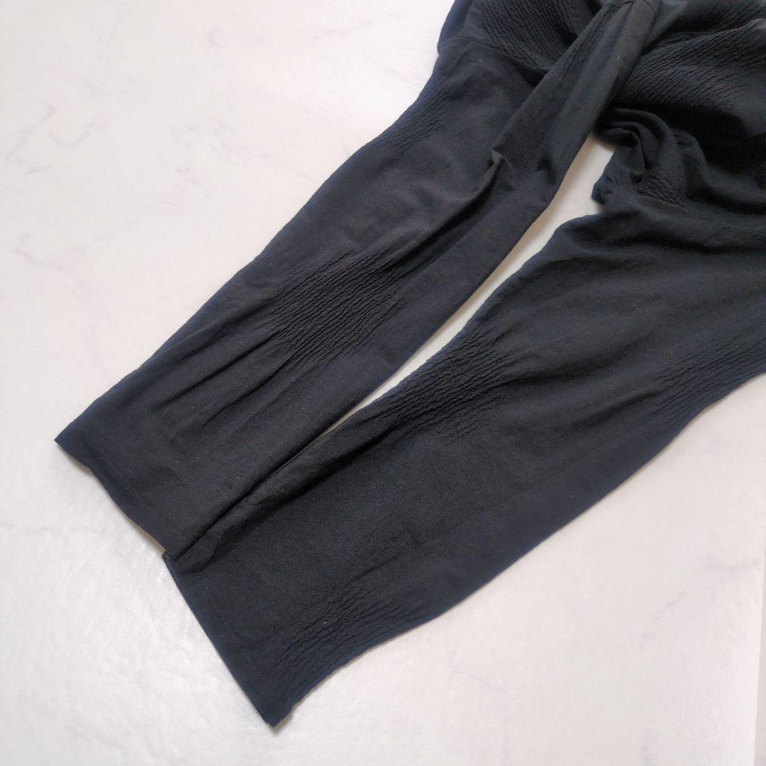 美品✨慈雨 変形ロングシャツワンピース 2WAY 羽織り 黒 センソユニコ