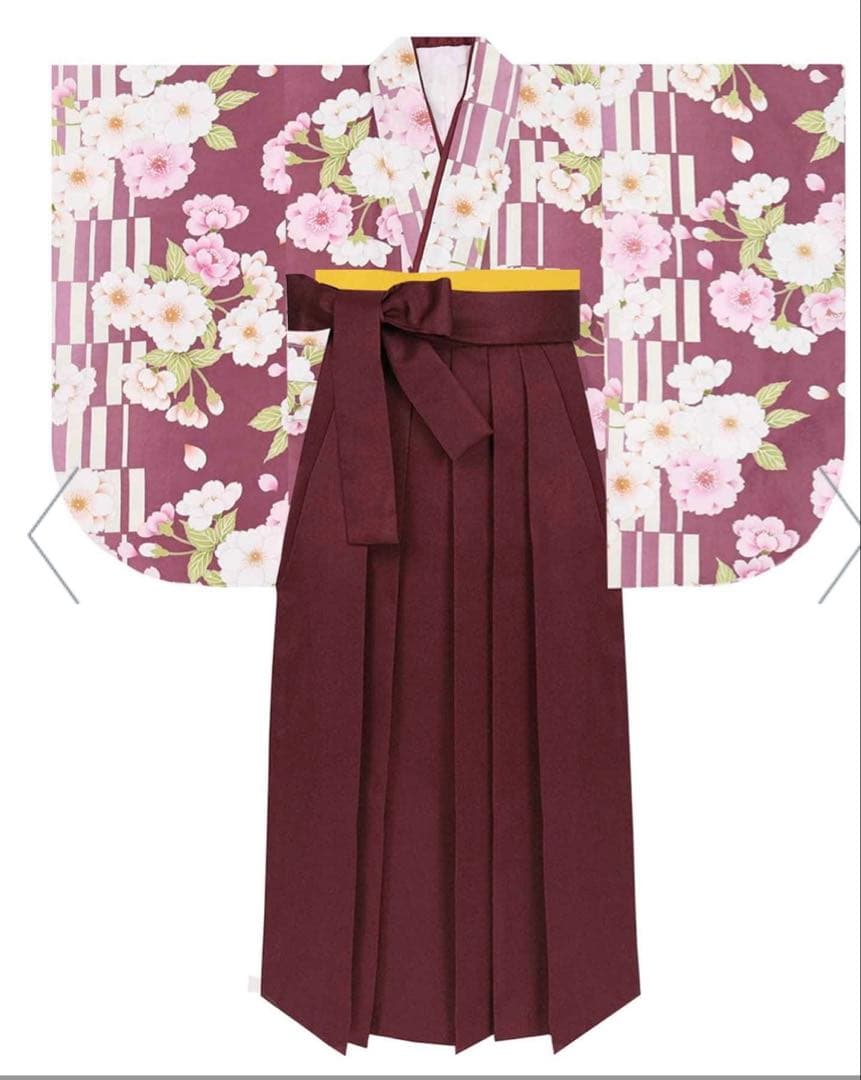 [KYOETSU] 簡易袴4点セット 150