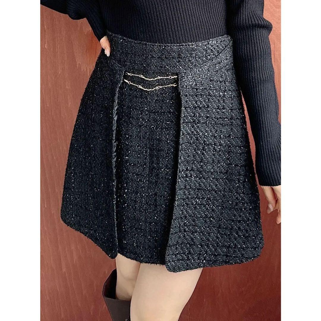 リゼクシー　ツイードジャケット & スカート セット