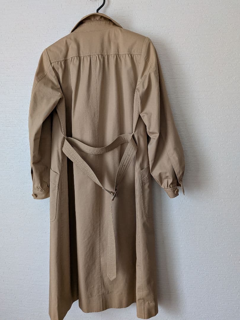 【美品】Yves Saint Laurent ベージュトレンチコート M