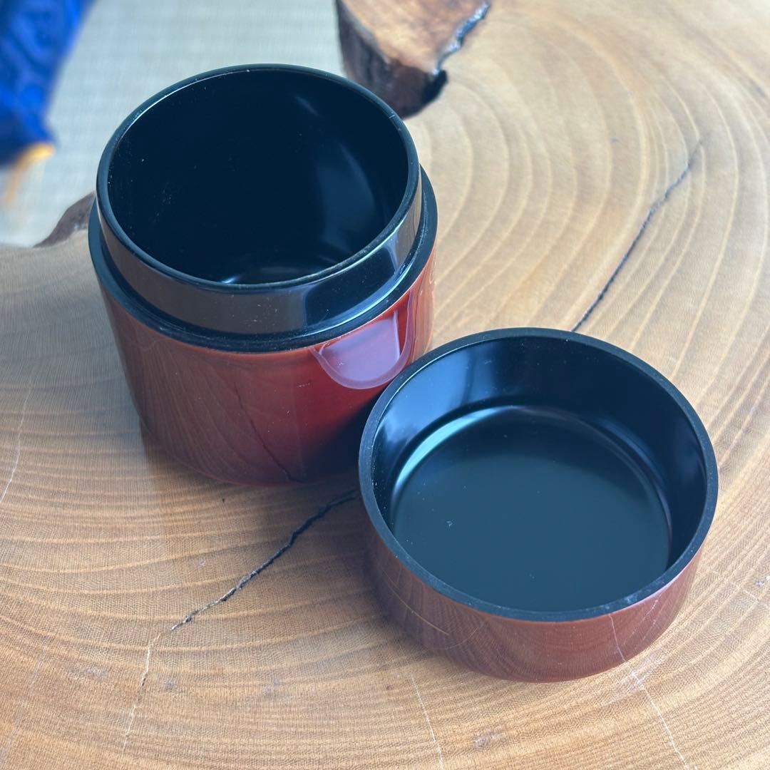 中村宗悦作 「流水に紅葉」唐戸面長棗 茶道具 共箱