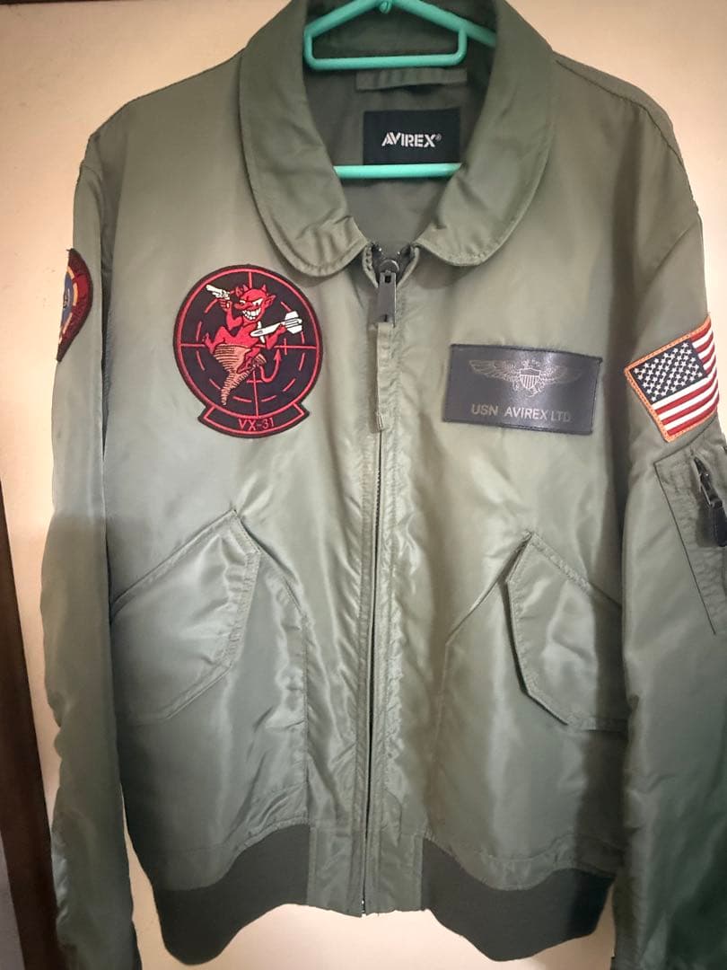 AVIREX CWU36P フライトジャケット トップガン セージグリーン XL