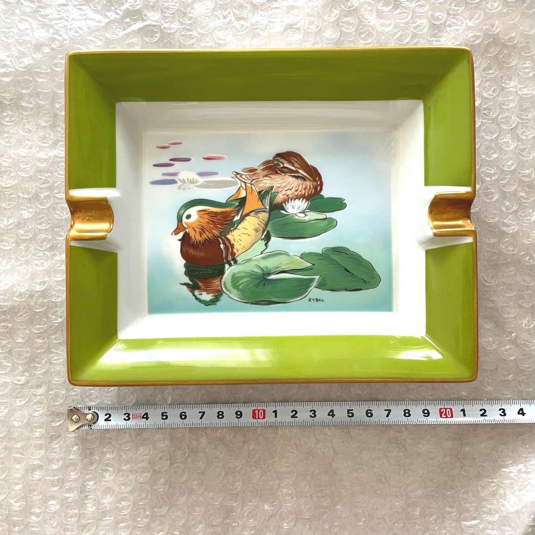新品・未使用　HERMES　エルメス　灰皿　オシドリ　RYBAL フランス製