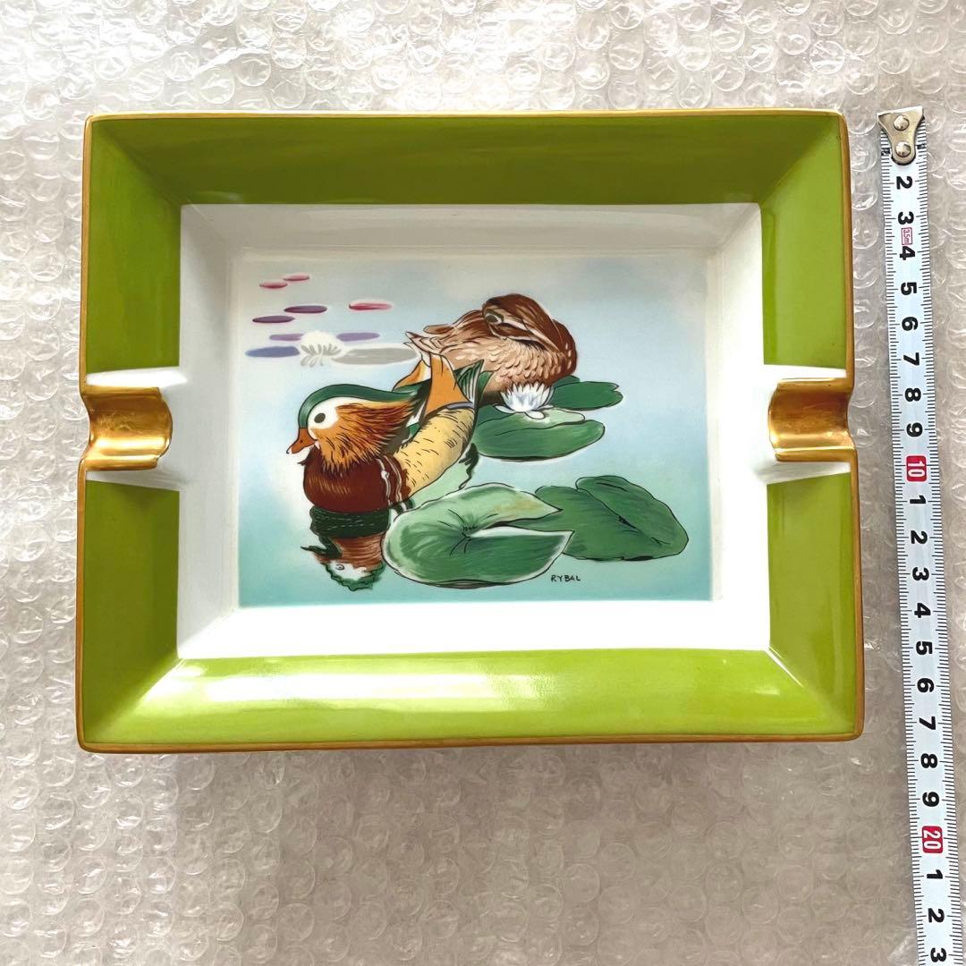新品・未使用　HERMES　エルメス　灰皿　オシドリ　RYBAL フランス製