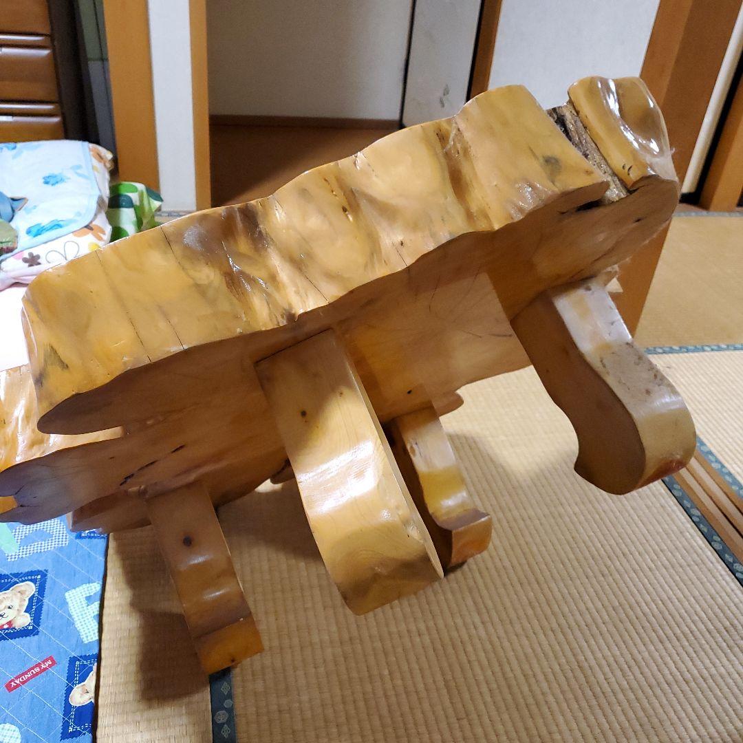 【希少品】榧の木 輪切り 座卓 テーブル ちゃぶ台 年代物【一点物】
