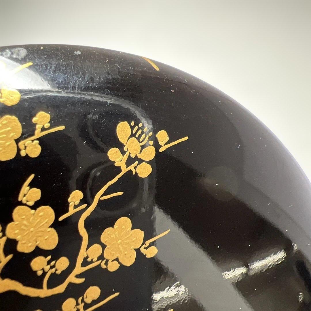 ☆茶3 哲山　四季草花　平棗　共箱　口径8cm 東K8-0125②