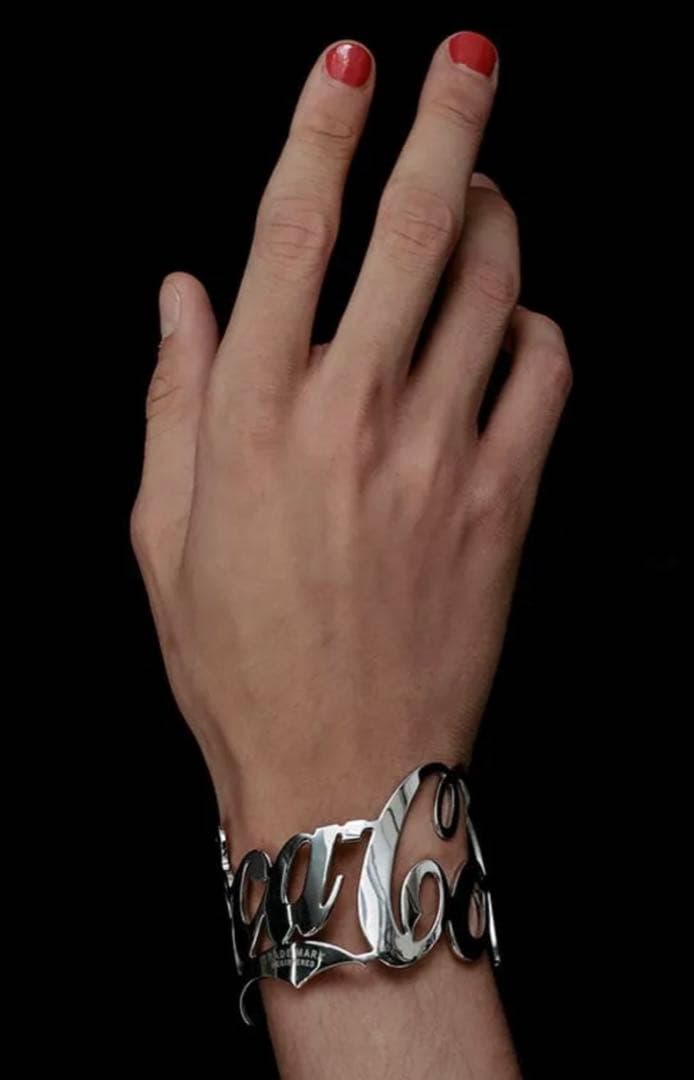 アダムエロペ　Adam et Rope Coca-Cola ロゴ　バングル