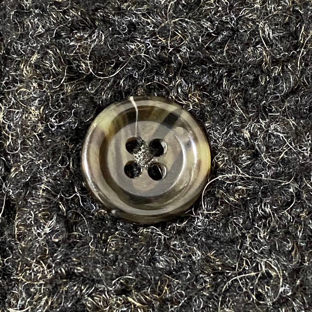 希少L 00s【OLD GAP】シャギーカーディガン 毛足長め/モヘア調 グレー