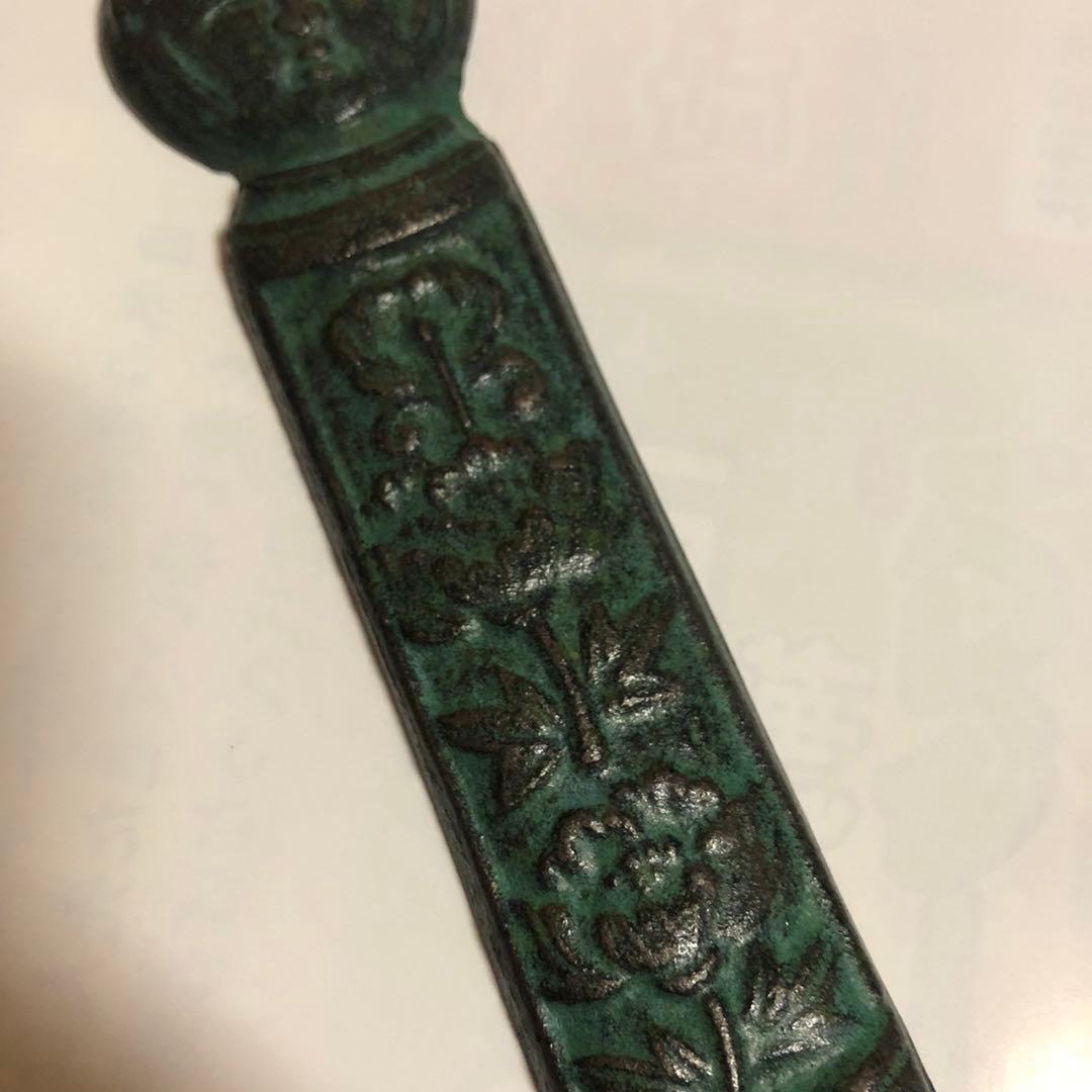 栓抜き　こけし　レア　鉄製　キッチン　カトラリー