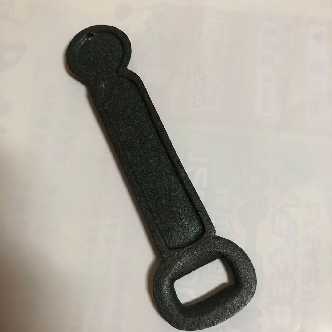 栓抜き　こけし　レア　鉄製　キッチン　カトラリー