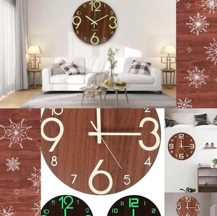 ❤秒針がカチカチしない❣秒針音が気になる方に最適♪❤北欧デザイン壁掛け時計