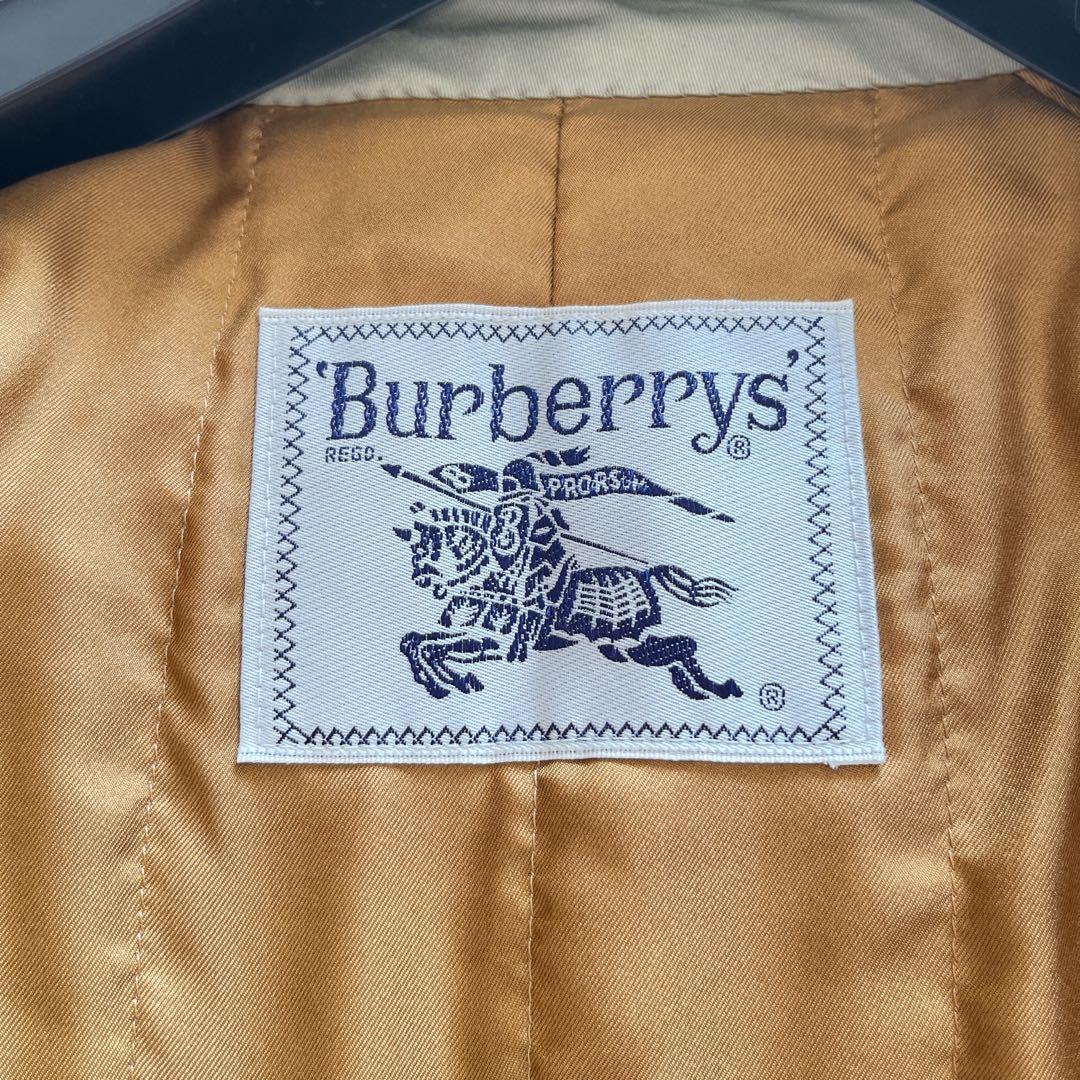 美品　バーバリー　トレンチコート　オリーブ　中綿　ノバチェック　ワッシャー加工