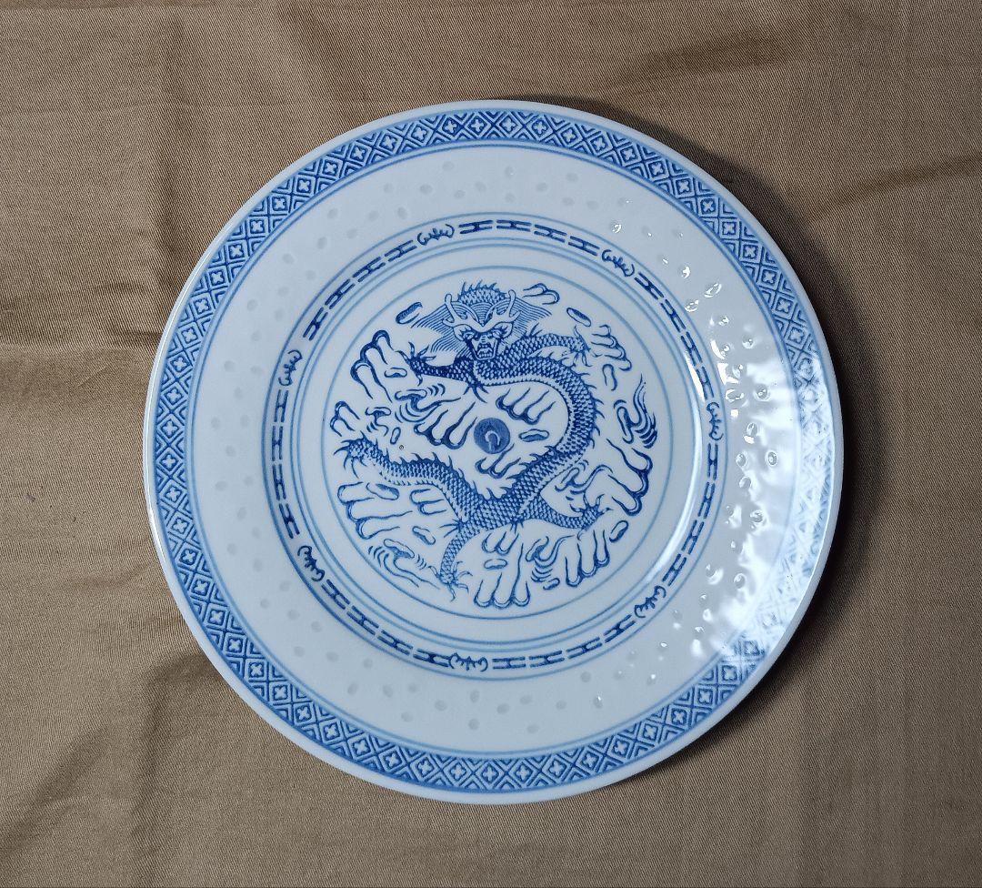 景徳鎮　25センチ大皿　5枚セット