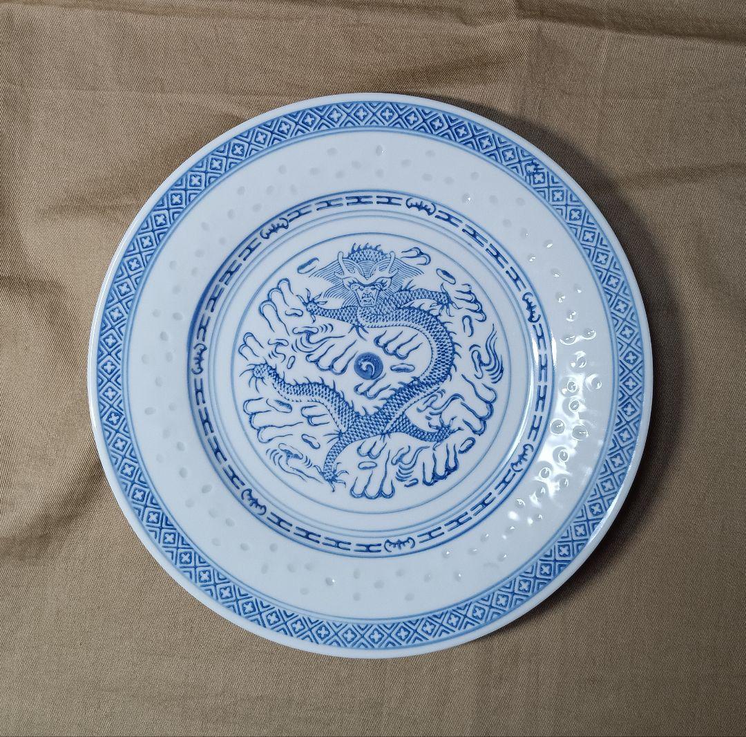 景徳鎮　25センチ大皿　5枚セット