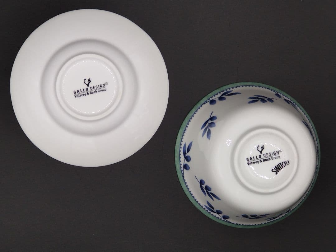 ビレロイ&ボッホ「ガロデザイン」シリーズ他カップ&ソーサー 5客セット