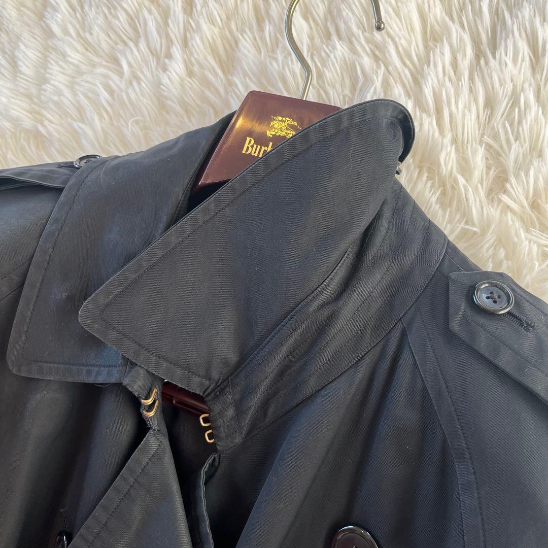 大きいサイズ　バーバリー　トレンチコート　ライナー　ノバチェック　ベルト　黒