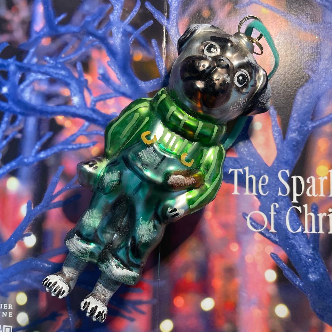 ナタリーレテ　クリスマスオーナメント　パグ