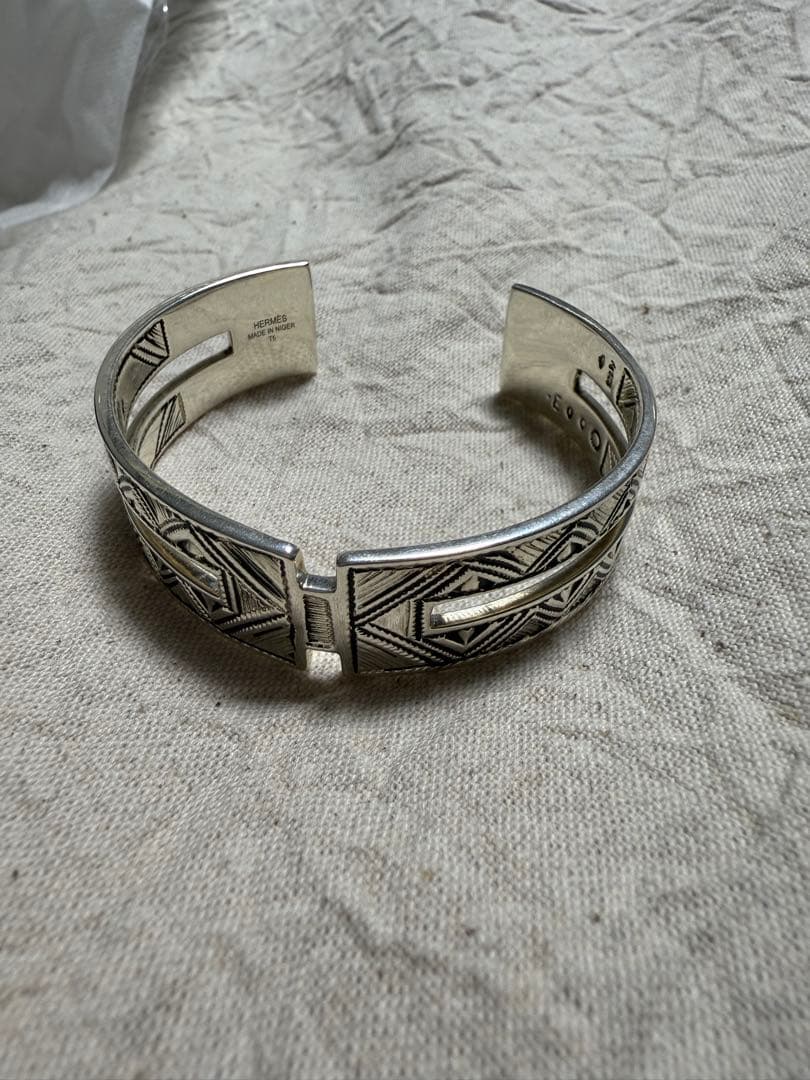 エルメス HERMES トゥアレグ バングル SV925 サイズT5