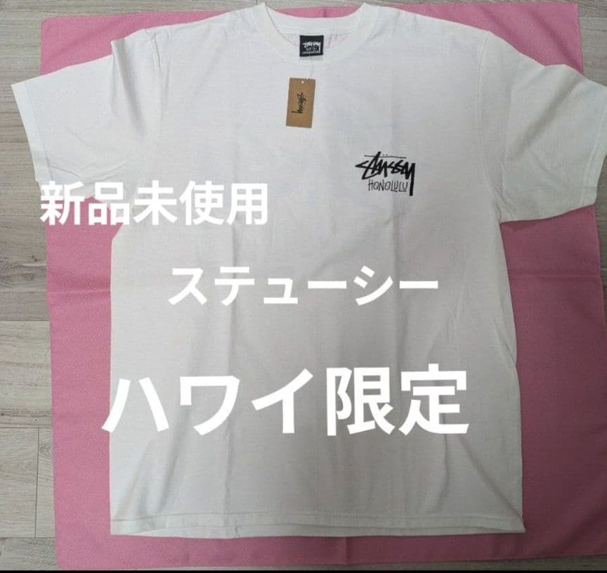 STUSSY ハワイ限定 Tシャツ Lサイズ　ステューシー　ホノルル　新品未使用