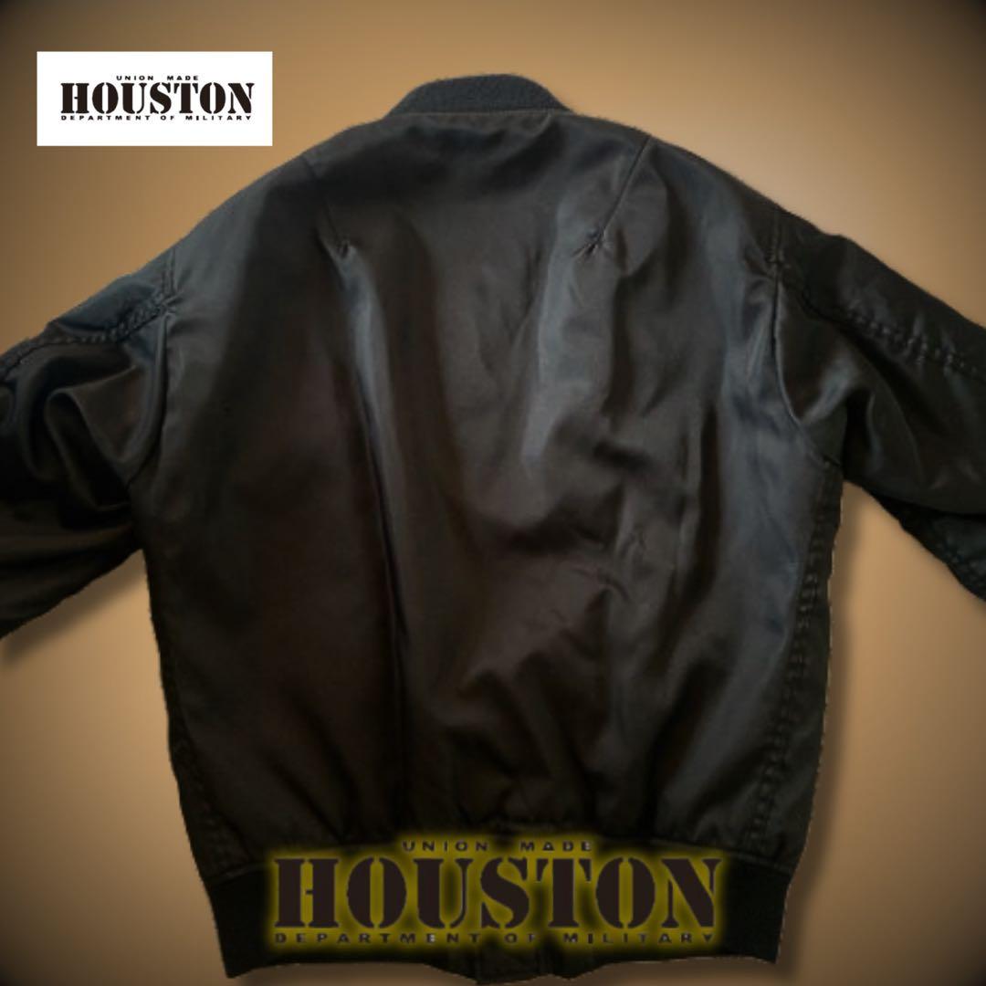 『cool◎』HOUSTON(ヒューストン)MA-1フライトジャケット ブラック