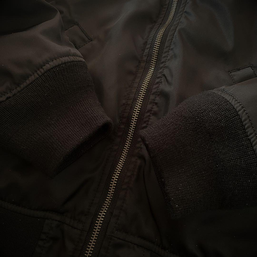 『cool◎』HOUSTON(ヒューストン)MA-1フライトジャケット ブラック