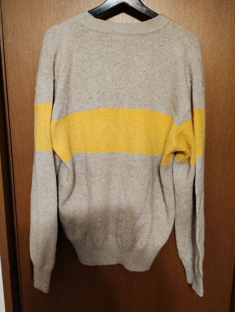希少90s初期GOOD ENOUGHラインニットカーディガン Mグッドイナフ