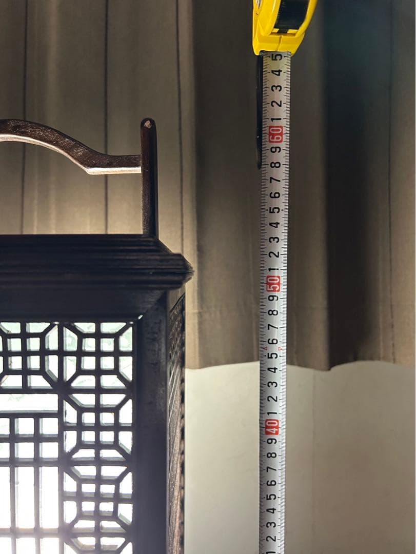 行灯照明和室 組子 すりガラス 古小物 アンテ ィーク昭和レトロ欄間