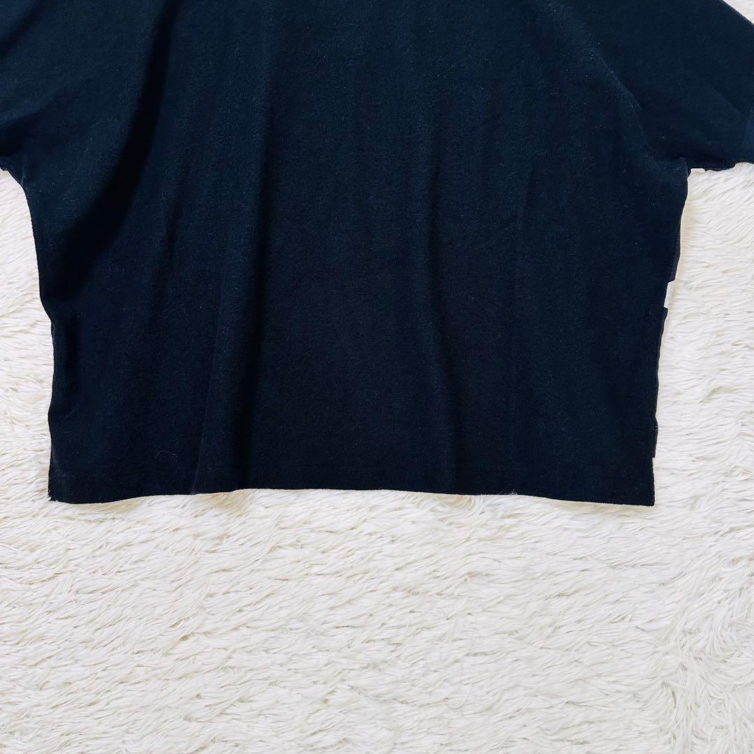 近年 完売✨ビアズリー 後ろドットニット ドルマン コクーン オーバーサイズ 黒