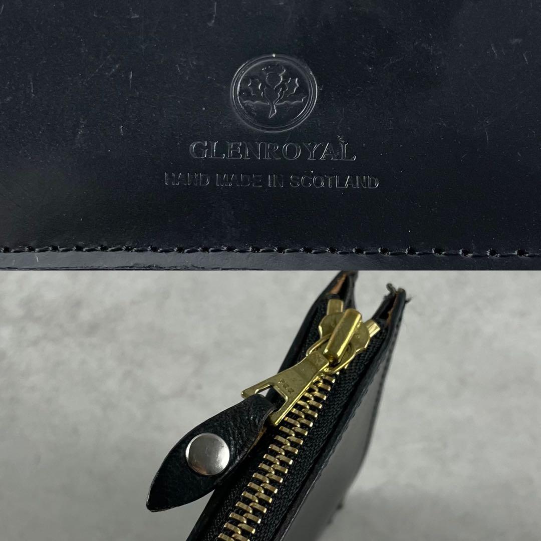 極美品✨ グレンロイヤル L字 ファスナー ケース カードケース ブラック