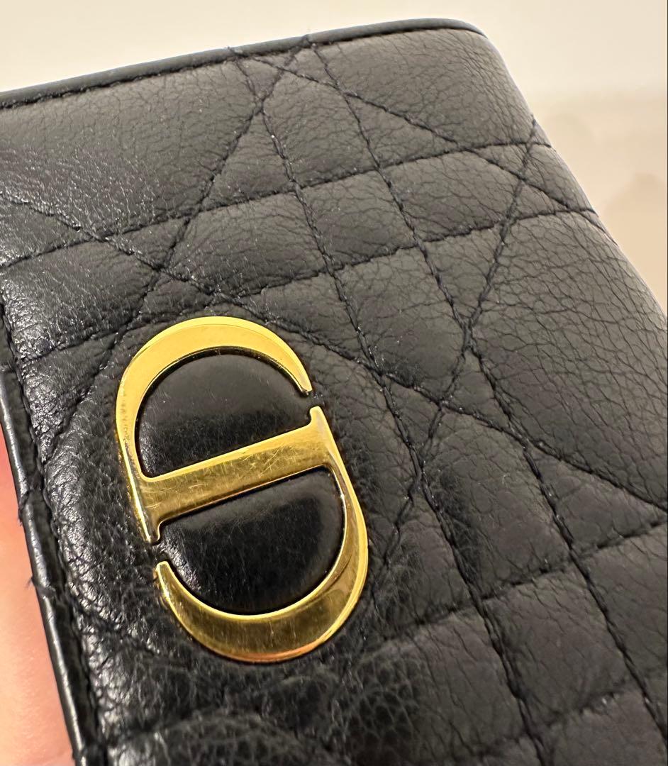 Dior★ミニウォレット　ブラック　三つ折り
