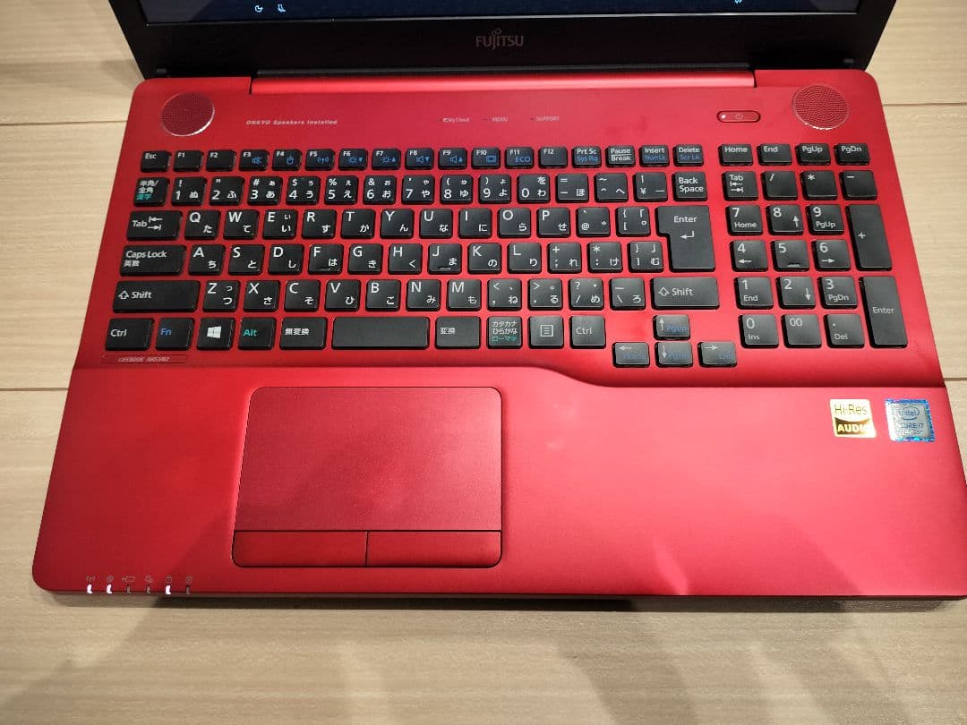 LIFEBOOK レッド 富士通 ノートパソコン Corei7 FUJITSU