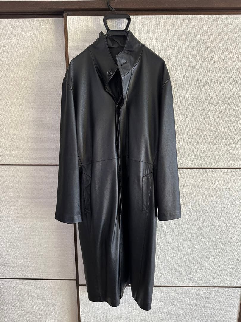 ヨシユキ コニシ カーコート トレンチ レザーコート コート