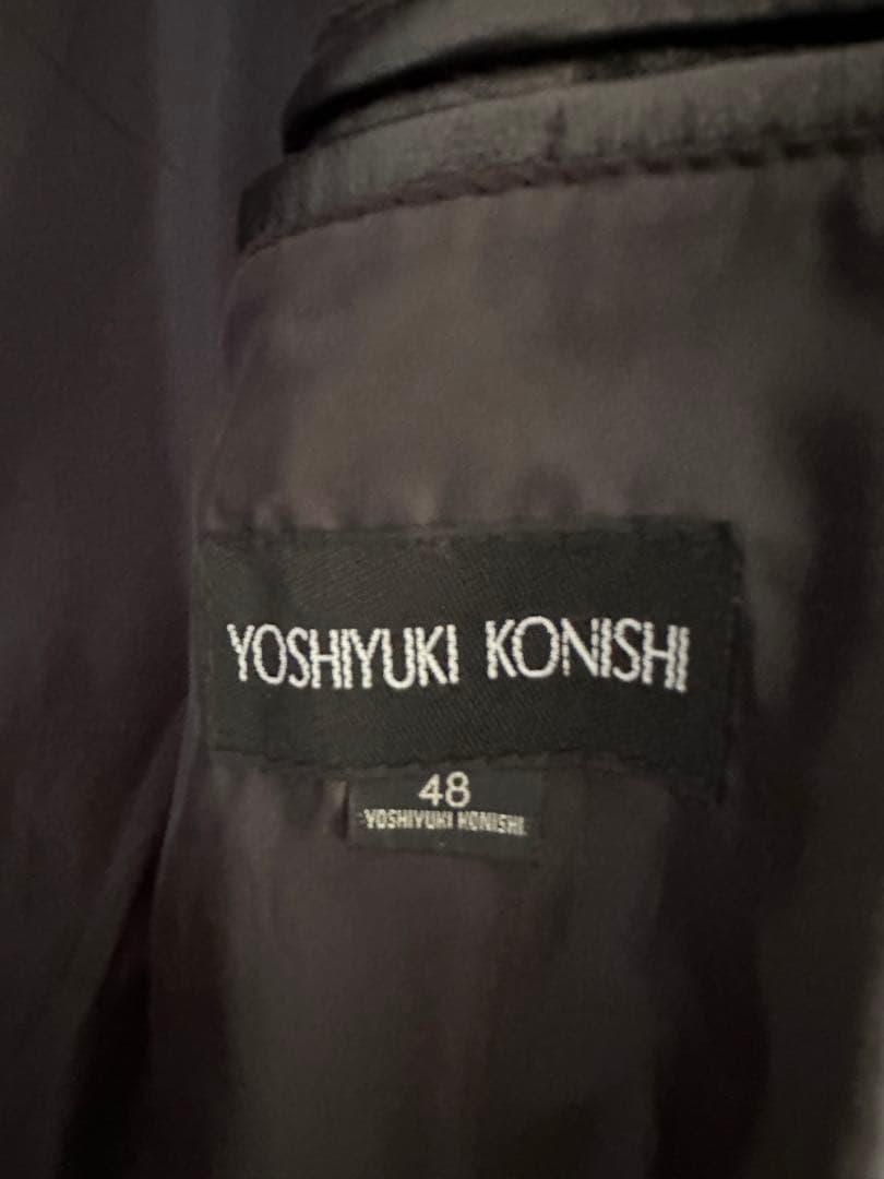 ヨシユキ コニシ カーコート トレンチ レザーコート コート
