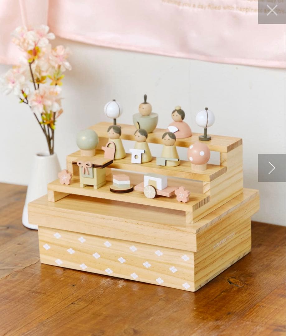 salut(サリュ) 収納できる雛人形セット/ひなまつり
