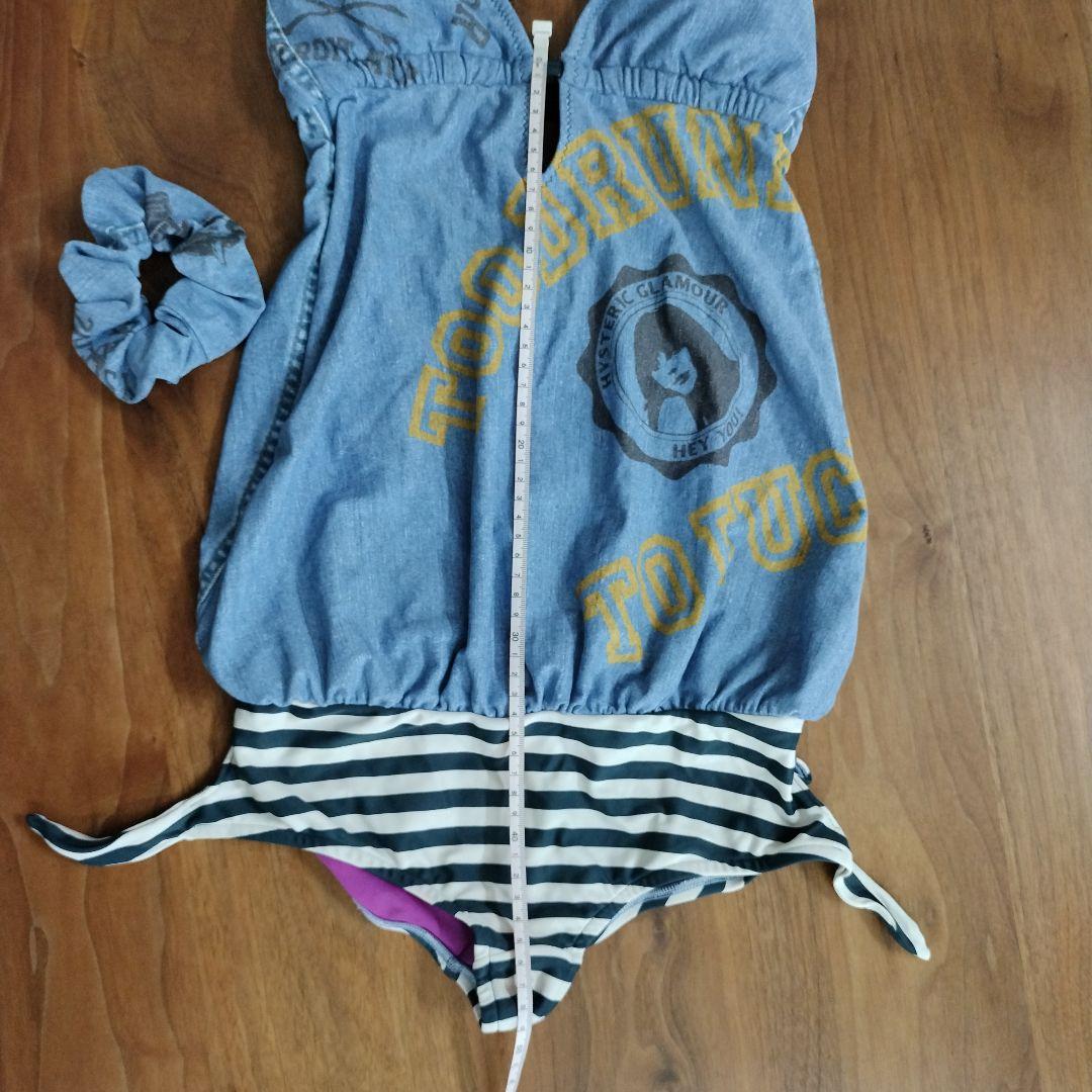 HYSTERIC GLAMOUR デニム風ワンピース水着