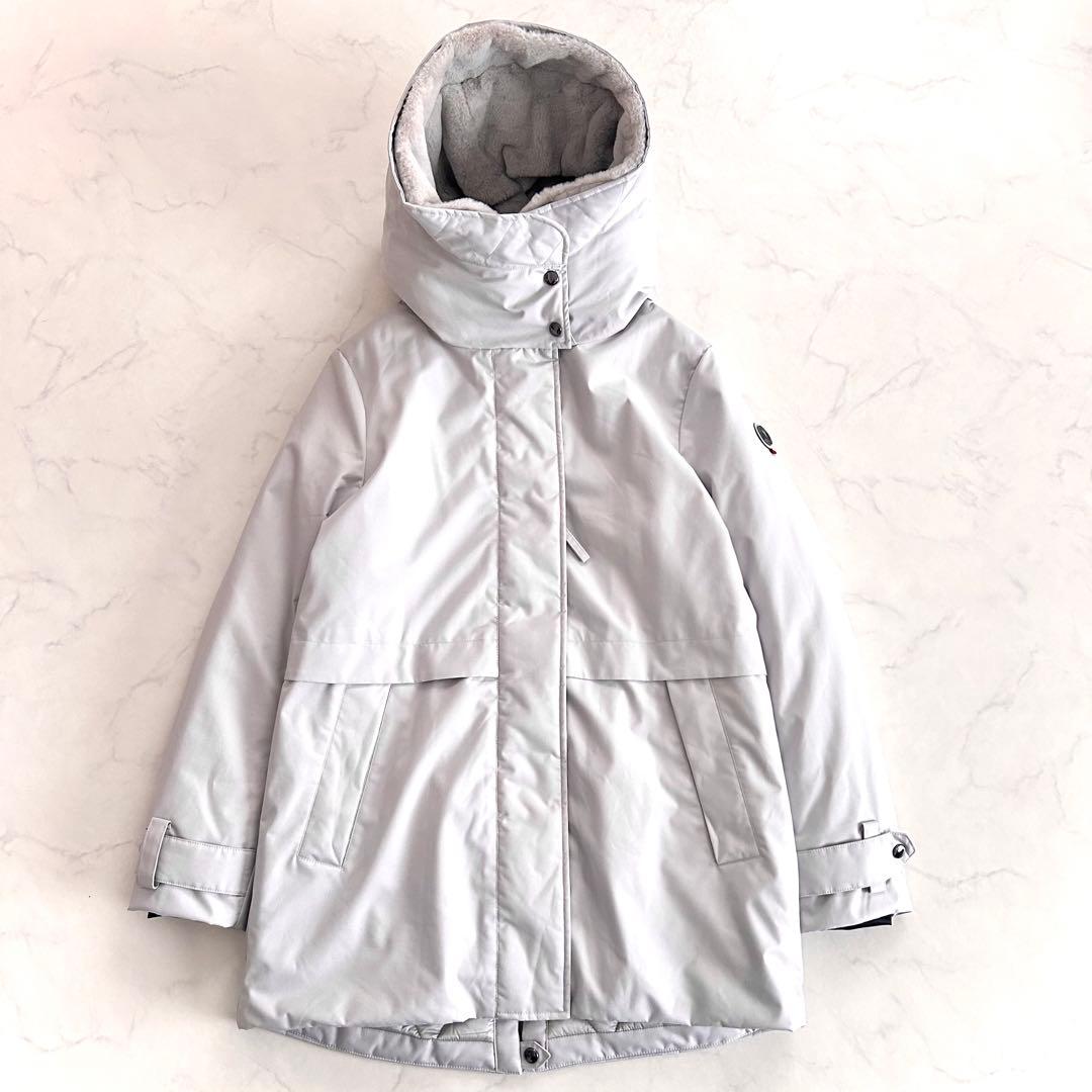 タグ付 ケープホーン エコダウンジャケット REMOTA ファー 42 グレー