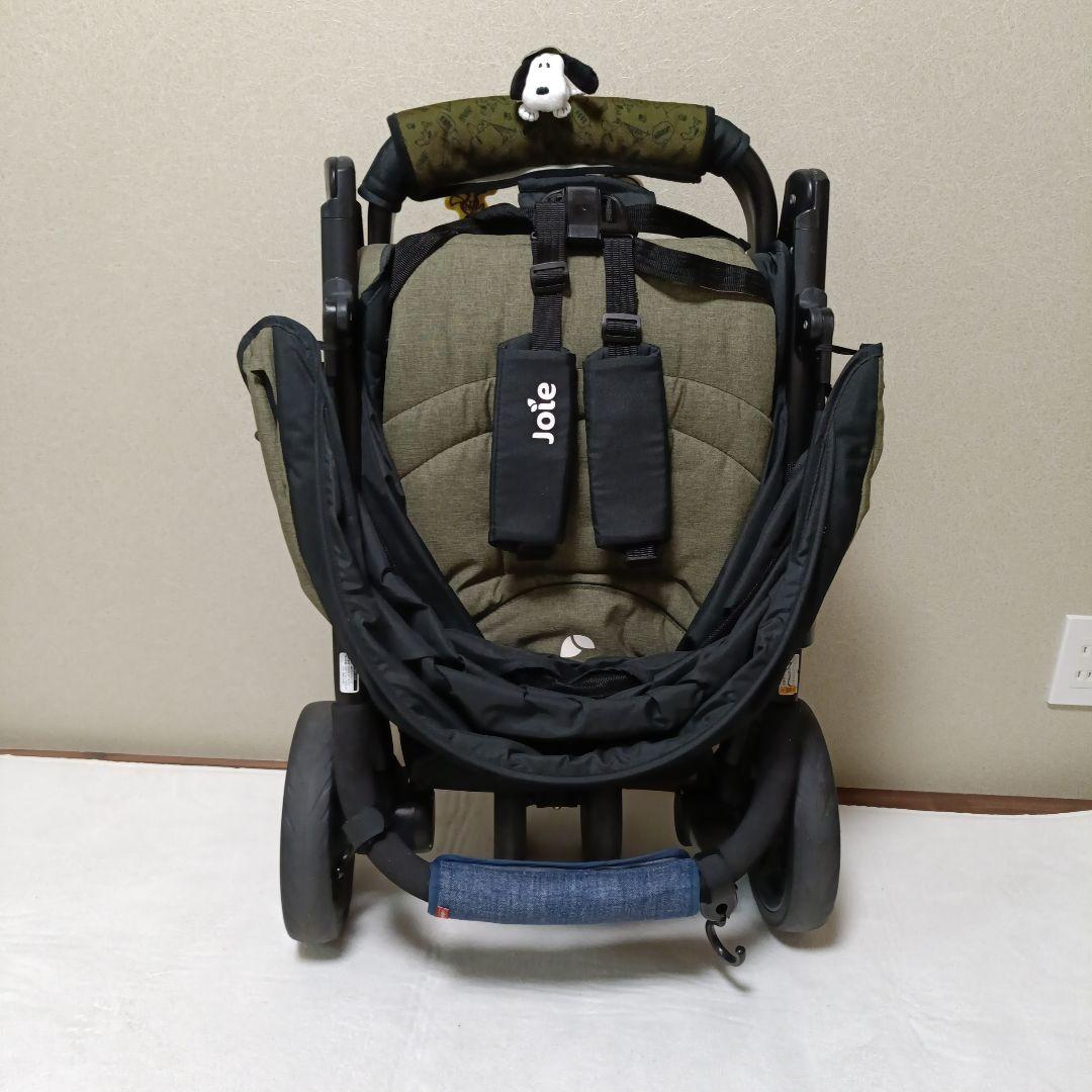 【美品】KATOJI Joie ジョイー ライトトラックス ベビーカー オリーブ