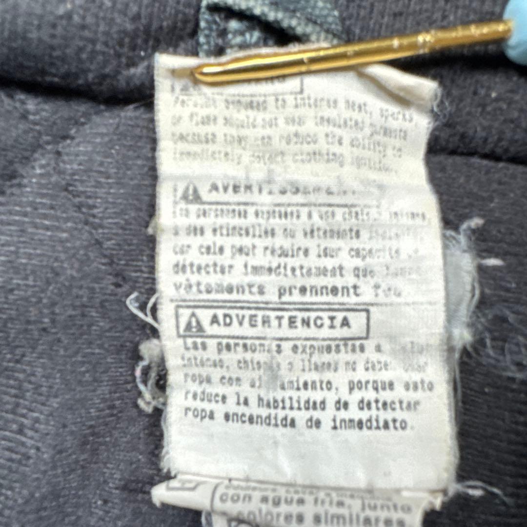 Carhartt古着USA製vintageアクティブジャケット黒フェードS58