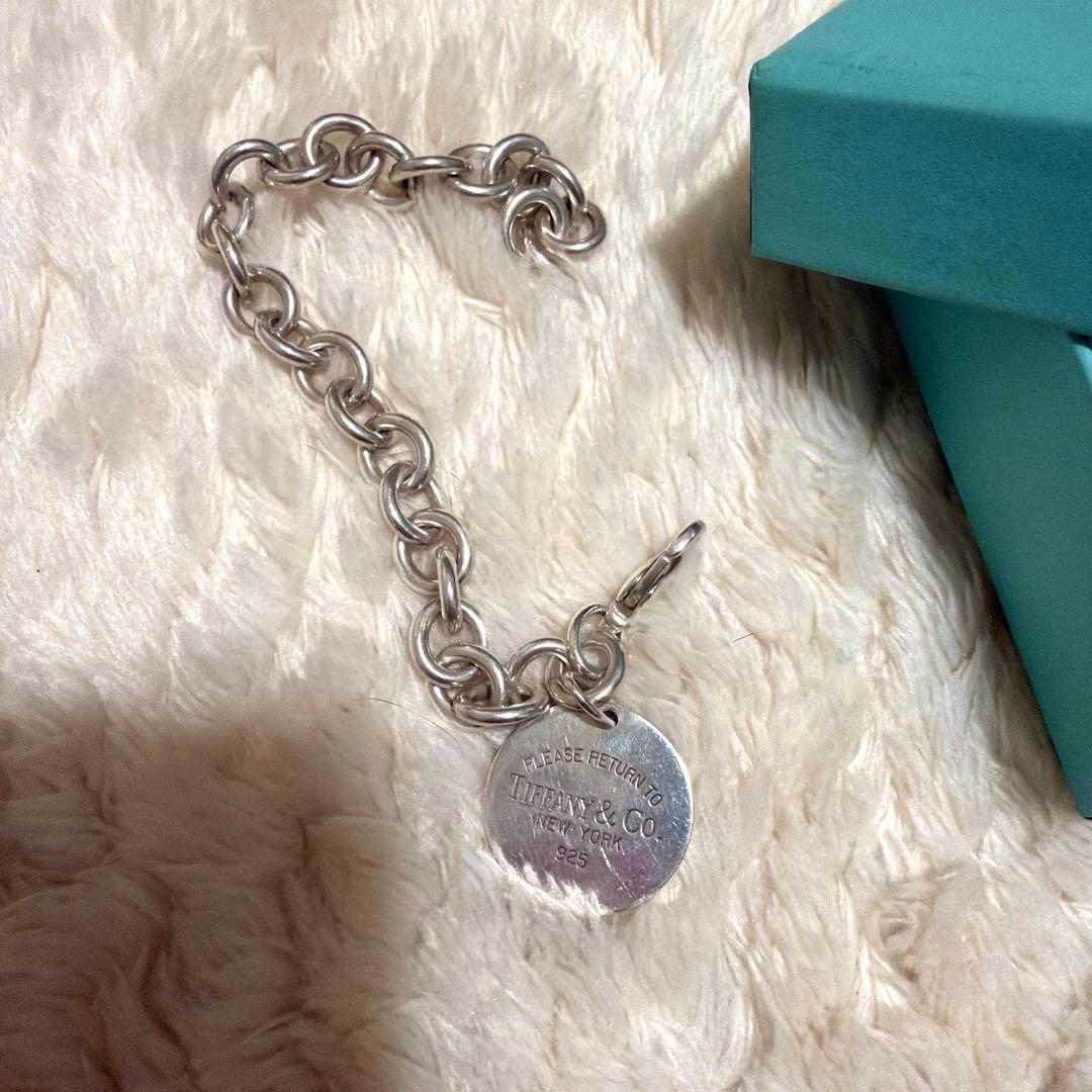 TIFFANY リターントゥ ラウンドタグ チェーンブレスレット　ティファニー